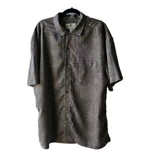 Island Shores Hawaiian Button Up Short Sleeve Shirt - Size X Large
